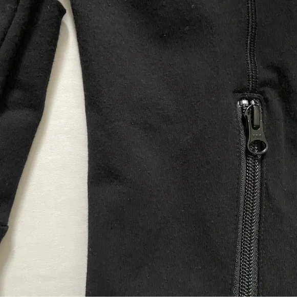 Soma Sport Black Workout Yoga Jacket Zip Up Size Medium Zip Pockets - Picture 5 of 16